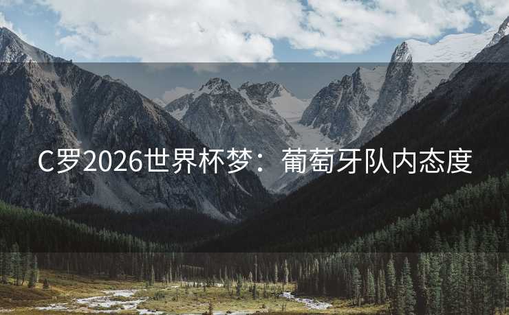 C罗2026世界杯梦：葡萄牙队内态度
